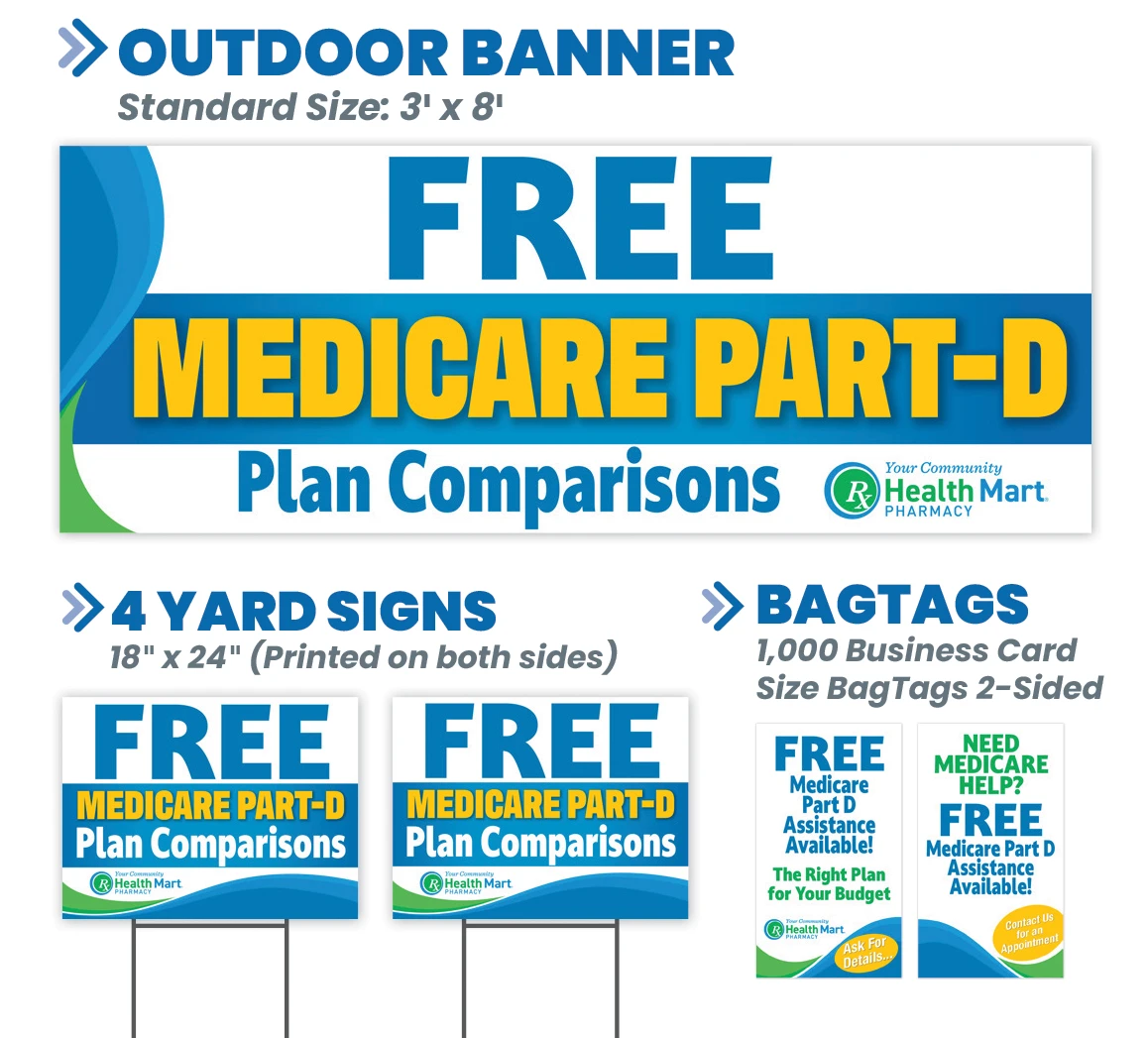 Image of materials in the APCI Medicare Part D Marketing Resources group