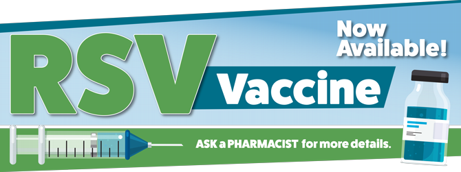 3 ft. x 8 ft. Outdoor Banner promoting RSV immunizations