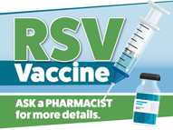 Image of APCI RSV immunization yard sign, back side